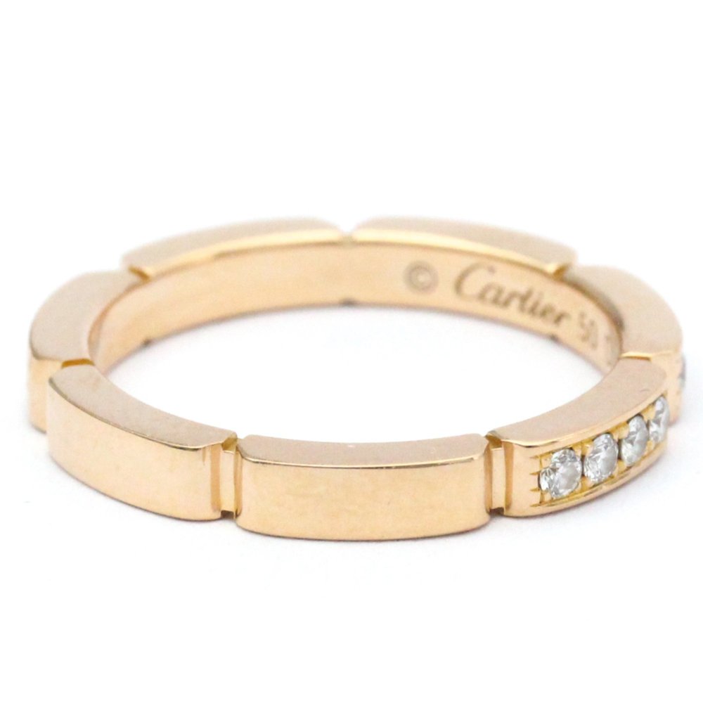 Cartier Maillon Panthere Pink Gold (18K) Fashion Diamond Band Ring Pink Gold - Picture 5 of 10